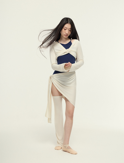 ［予約アイテム］SecondSkin Draped Waterfall Halter LT x 2色
