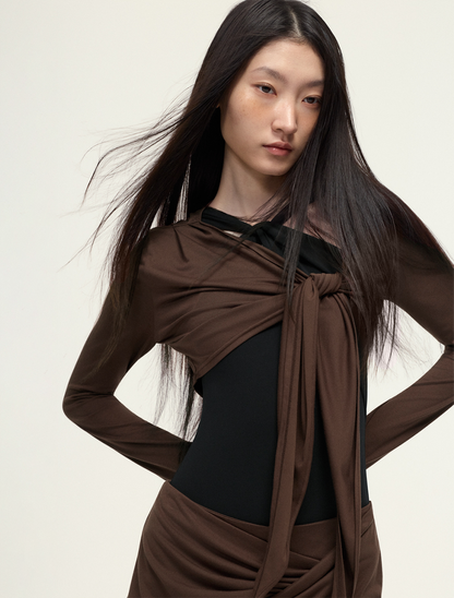 ［予約アイテム］SecondSkin SilkSoft™ Stola Drape Easy-Hold Two-Way Long Sleeve x 3色