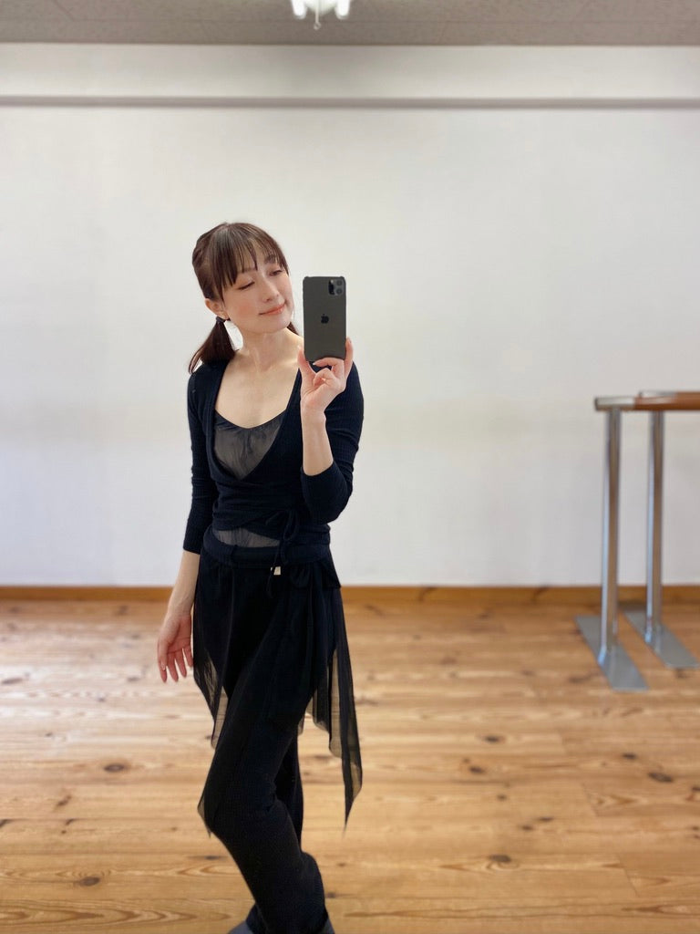 MODAL® WRAPPED TOP | Black