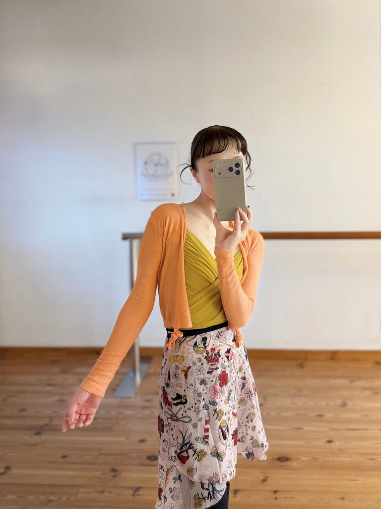 TENCEL™ WRAPPED TOP | ORANGE