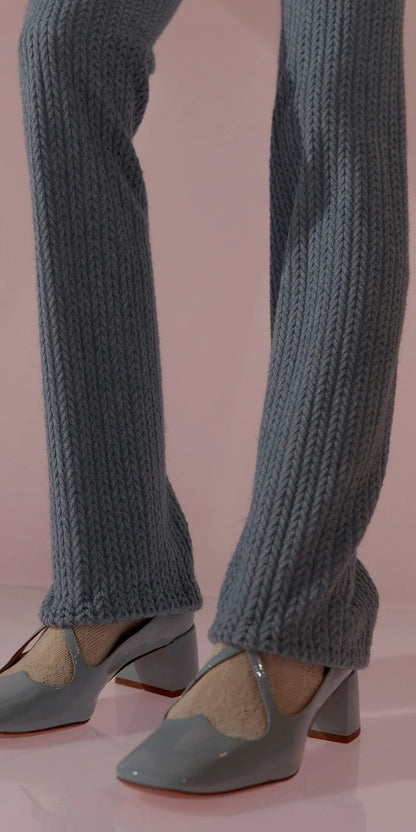 ［予約アイテム］BUTTERZOPF – leg warmers – baby blue
