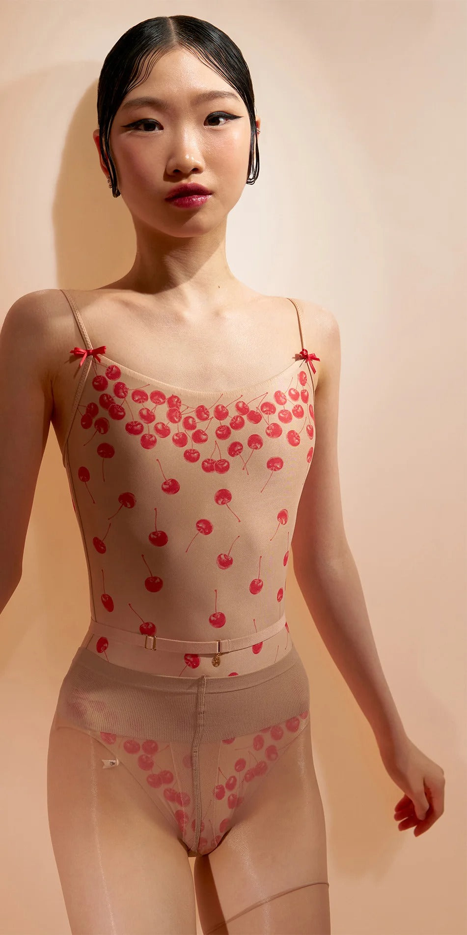 ［予約アイテム］CHERRY VALENTINE – camisole leotard – cherry valentine