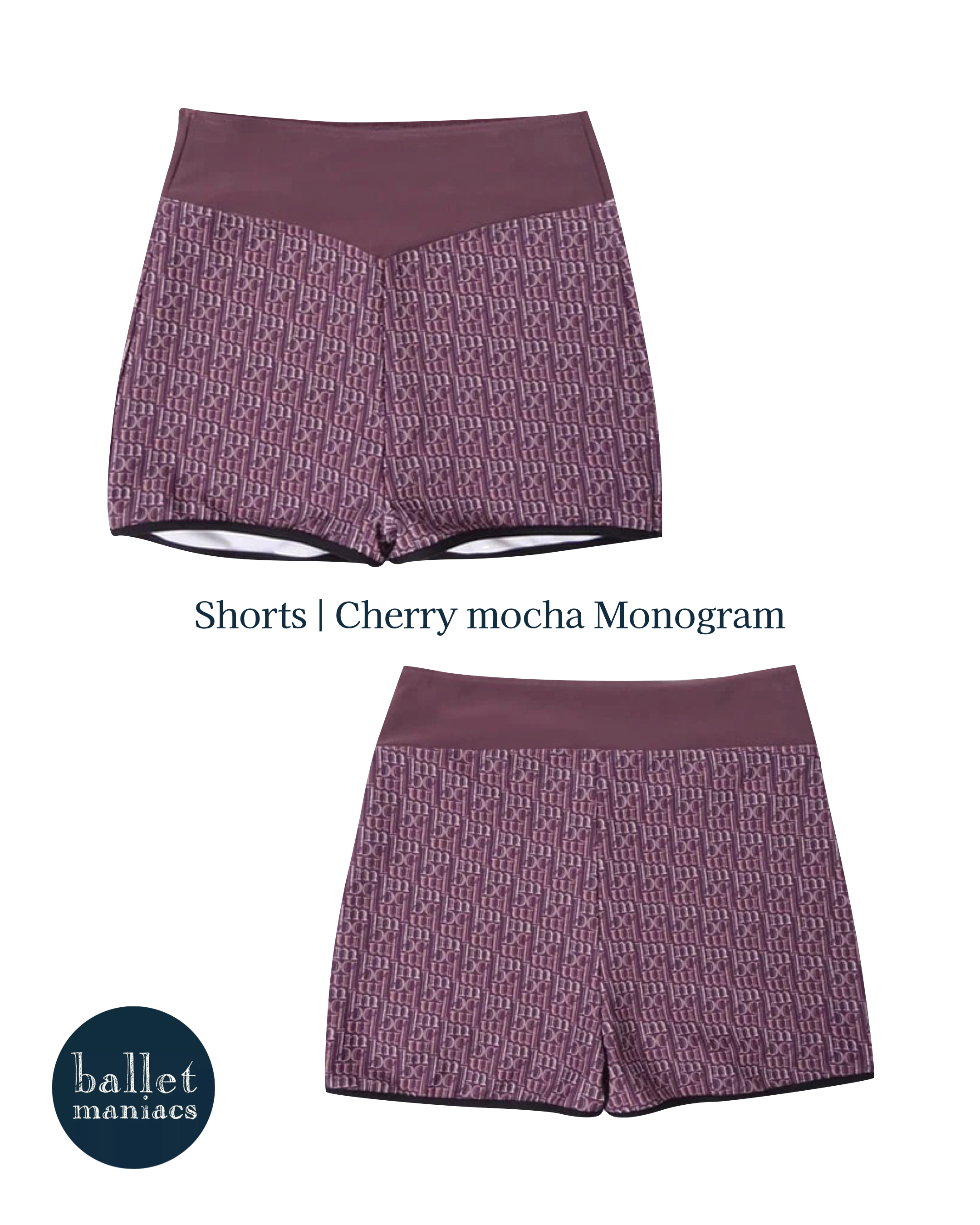 Shorts | Cherry mocha Monogram