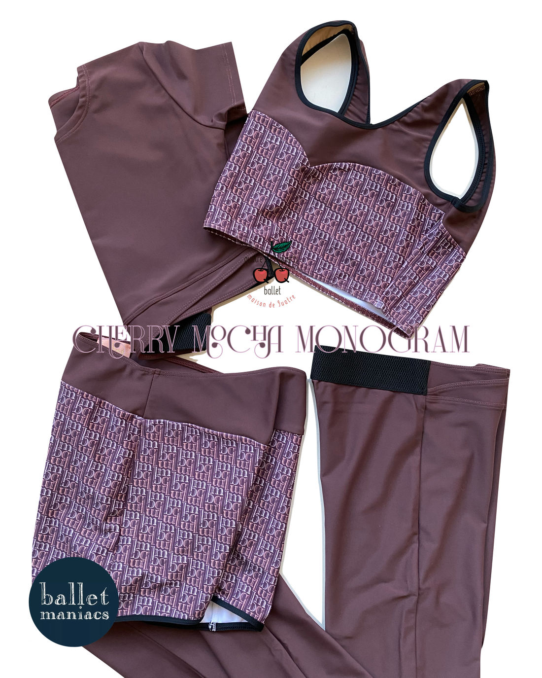 Shorts | Cherry mocha Monogram