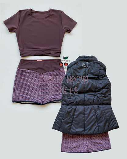 Shorts | Cherry mocha Monogram