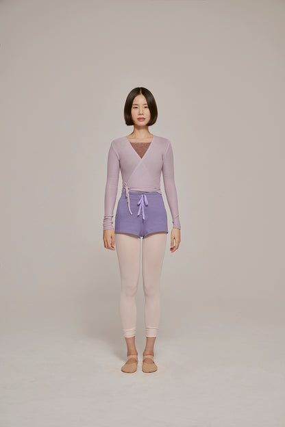 ORGANIC COTTON SHORT | DARK LAVENDER