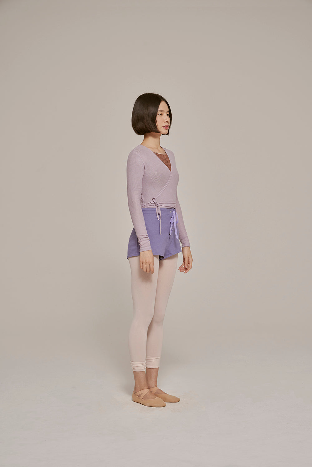 ORGANIC COTTON SHORT | DARK LAVENDER
