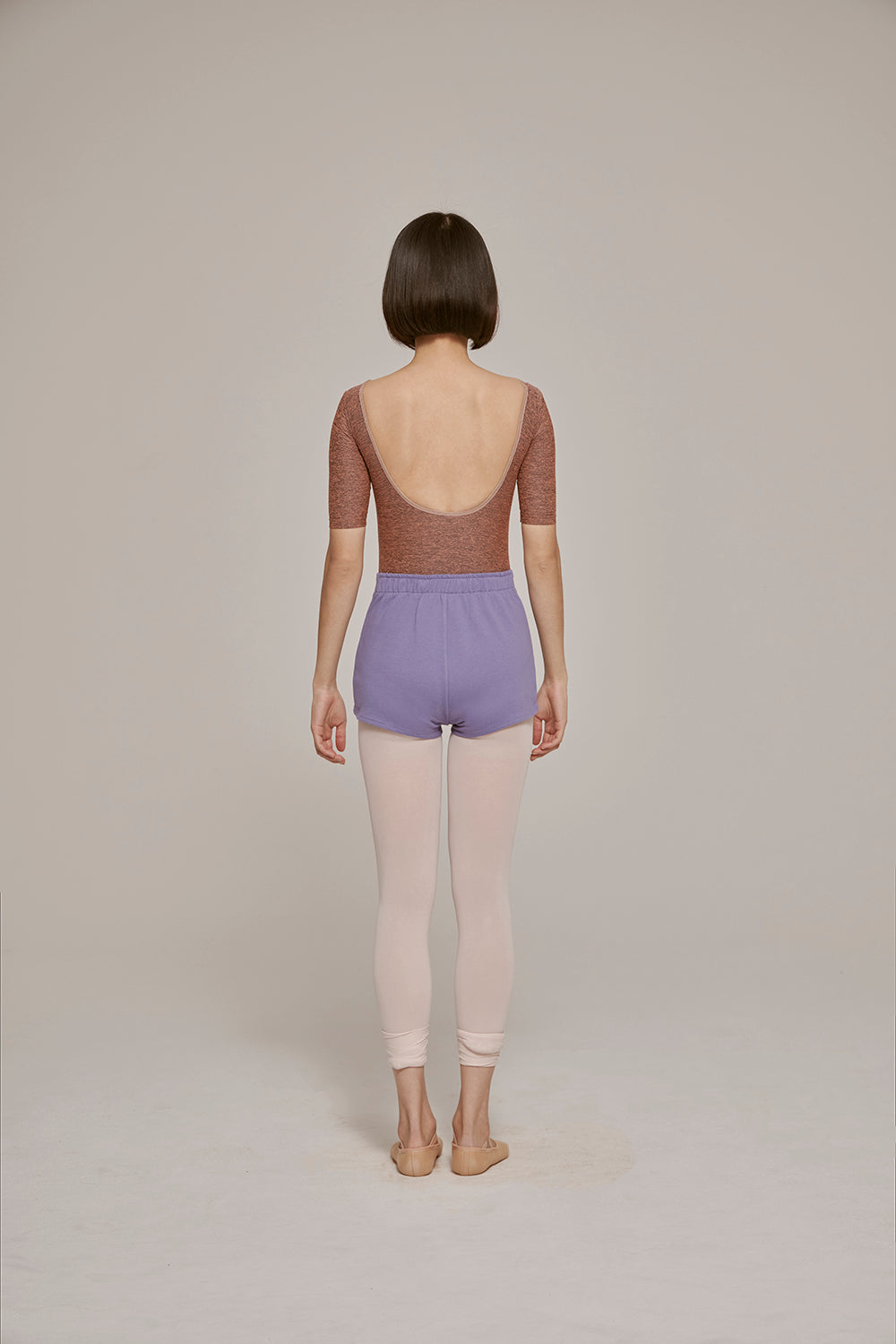 ORGANIC COTTON SHORT | DARK LAVENDER