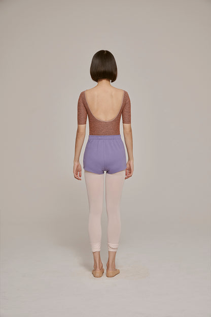 ORGANIC COTTON SHORT | DARK LAVENDER