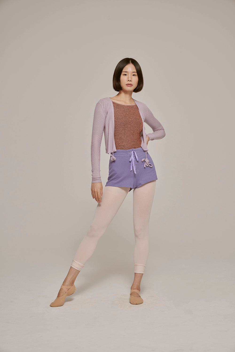ORGANIC COTTON SHORT | DARK LAVENDER