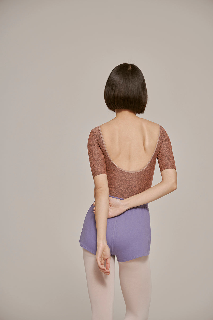 ORGANIC COTTON SHORT | DARK LAVENDER