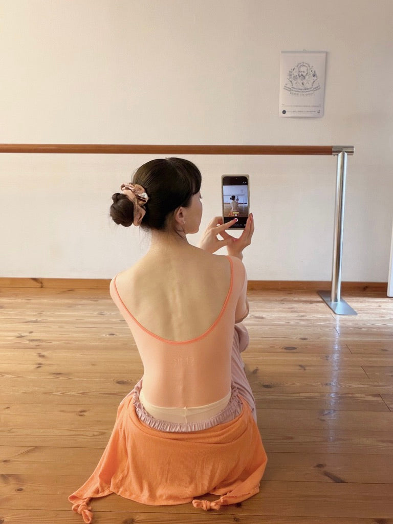 TENCEL™ WRAPPED TOP | ORANGE
