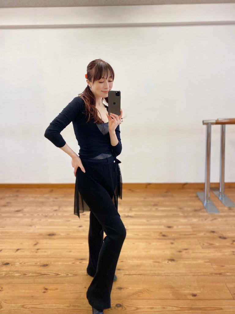MODAL® WRAPPED TOP | Black
