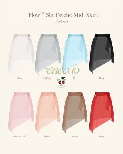 ［予約アイテム］Flow™ Slit Psyche Midi Skirt x 8色