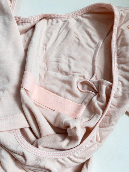 TENCEL™ Sleeved leotard | Ballet Pink