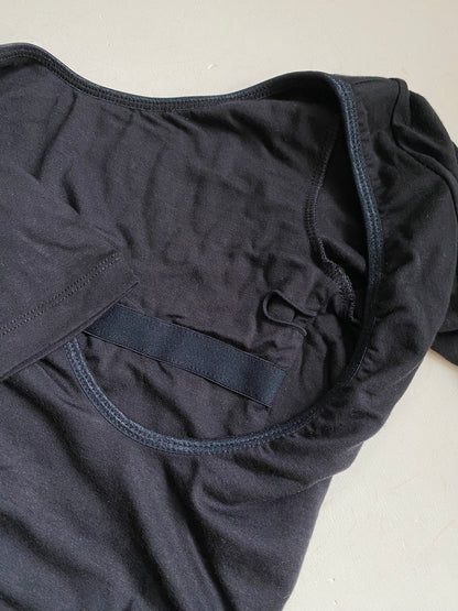 TENCEL™ Sleeved leotard | Black