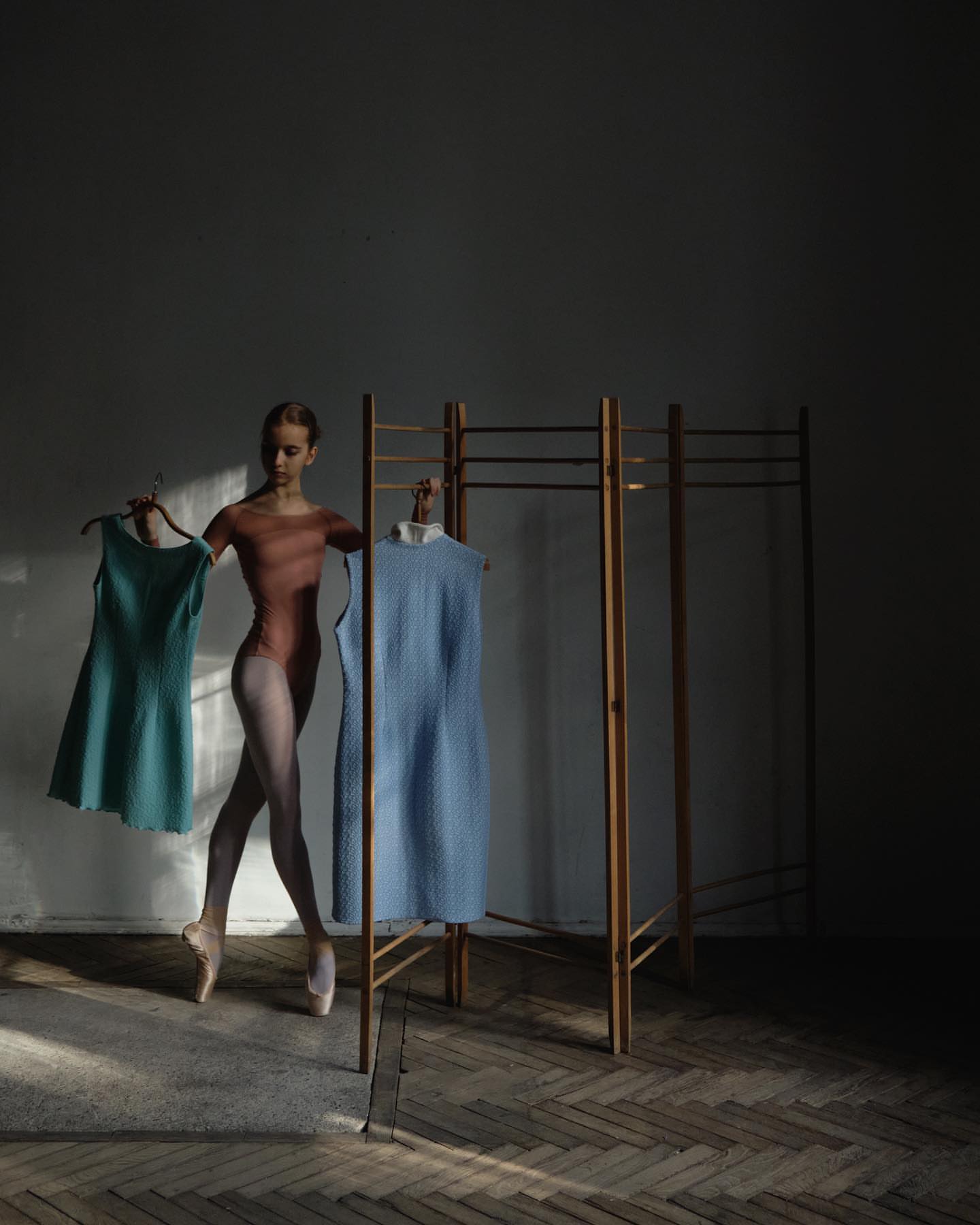 Dream Leotard by Kristina Kretova | Dusty peach