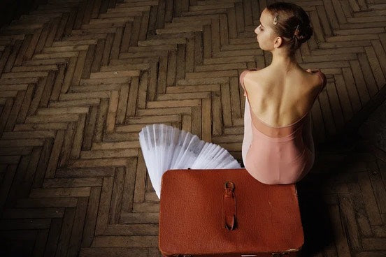 Dream Leotard by Kristina Kretova | Dusty peach