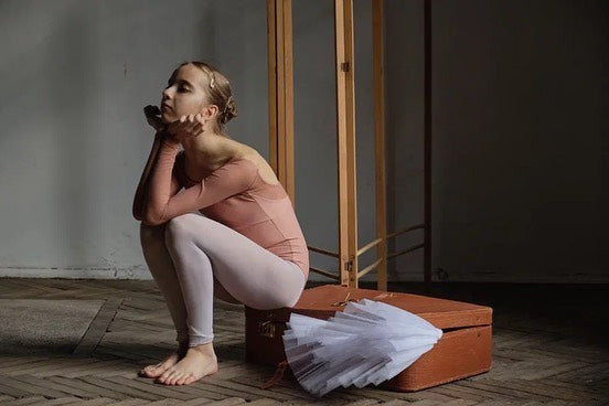 Dream Leotard by Kristina Kretova | Dusty peach