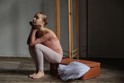 Dream Leotard by Kristina Kretova | Dusty peach