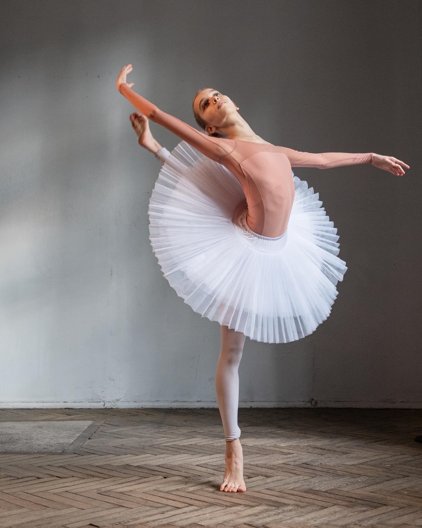 Dream Leotard by Kristina Kretova | Dusty peach
