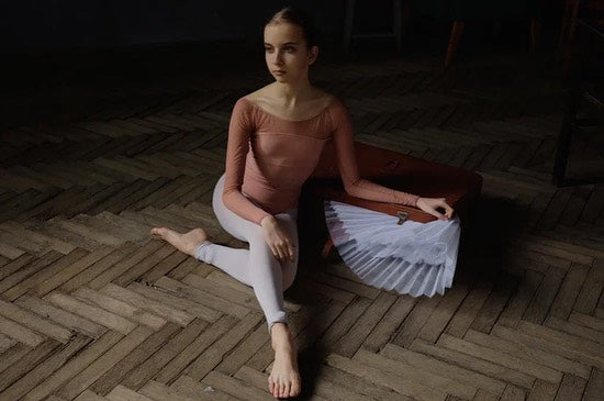 Dream Leotard by Kristina Kretova | Dusty peach