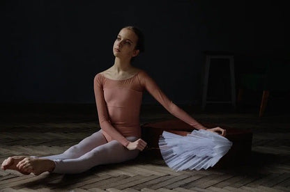Dream Leotard by Kristina Kretova | Dusty peach