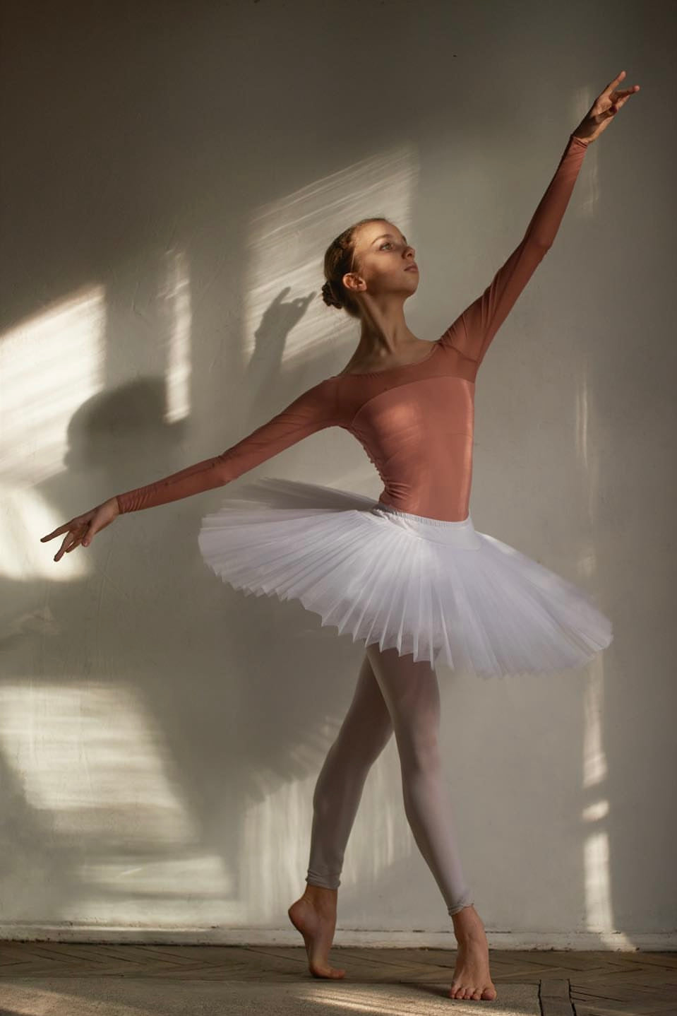 Dream Leotard by Kristina Kretova | Dusty peach