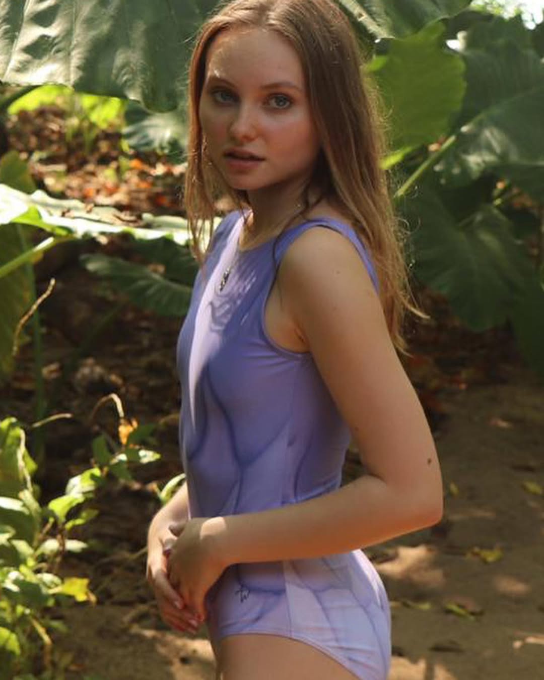 BODYSUIT // LAVENDER SOMEFISH