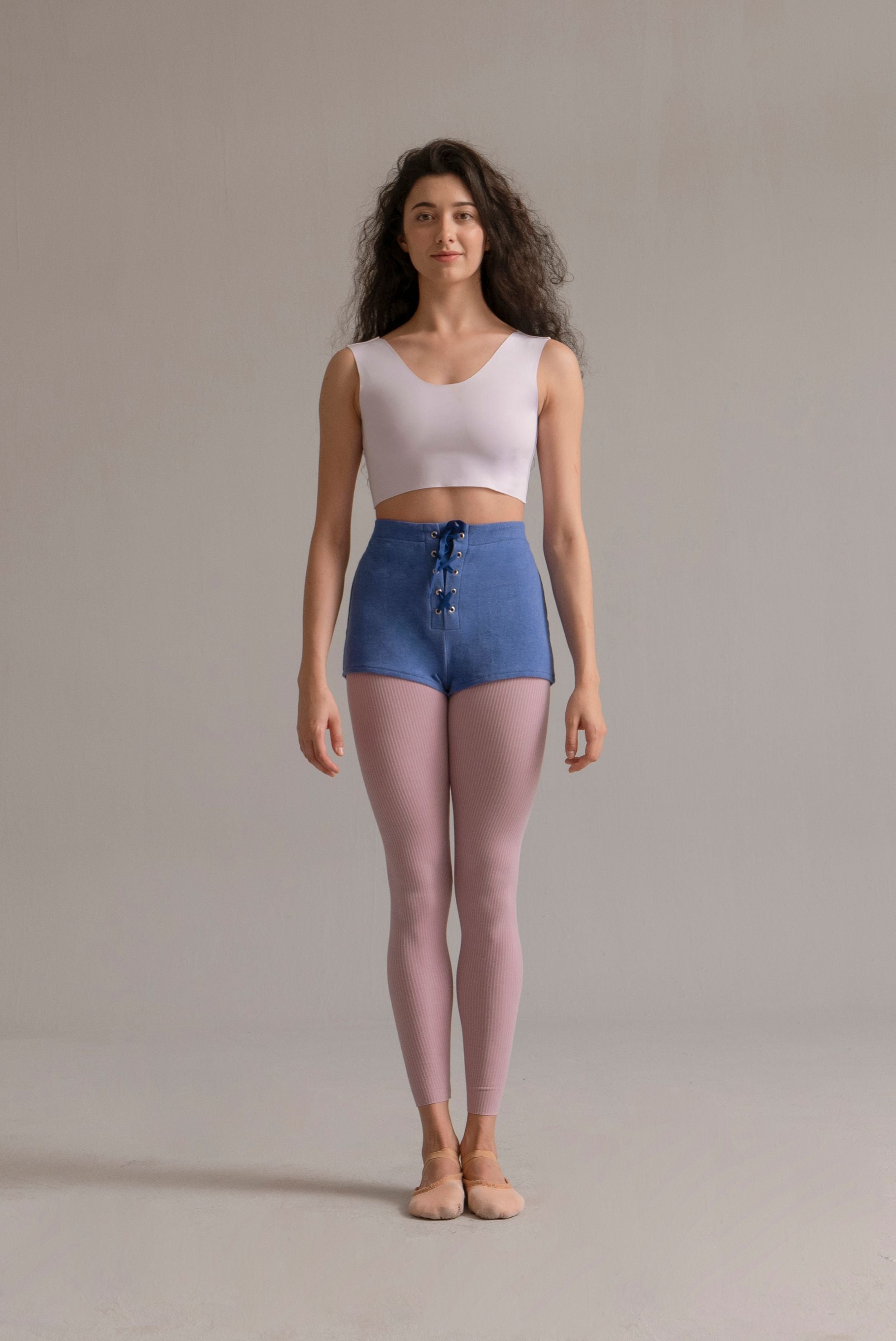 ORGANIC COTTON SHORT | BLUE MELANGE