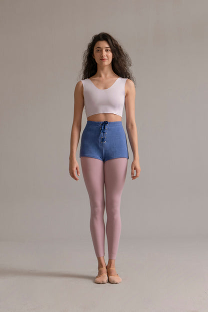 ORGANIC COTTON SHORT | BLUE MELANGE
