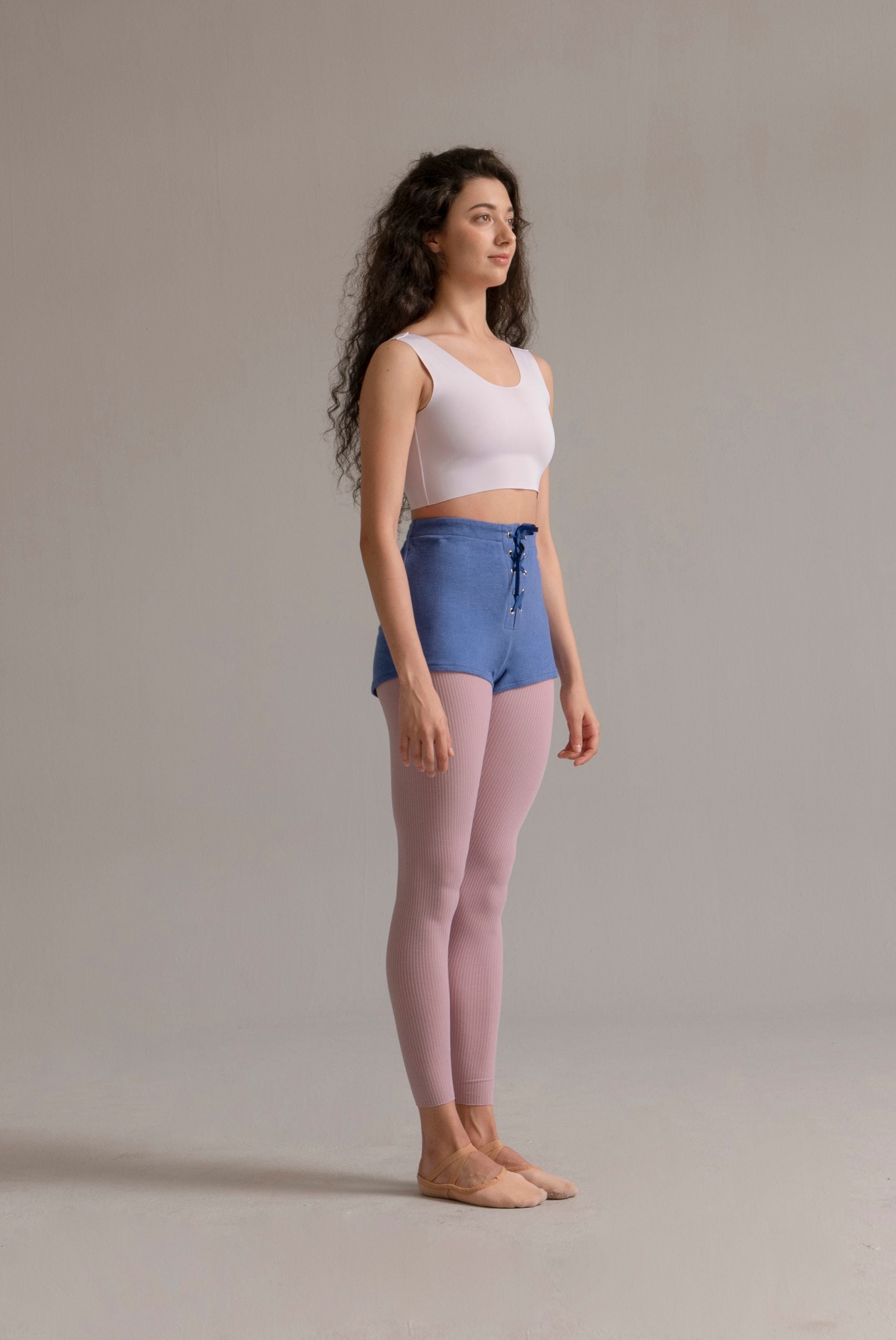 ORGANIC COTTON SHORT | BLUE MELANGE