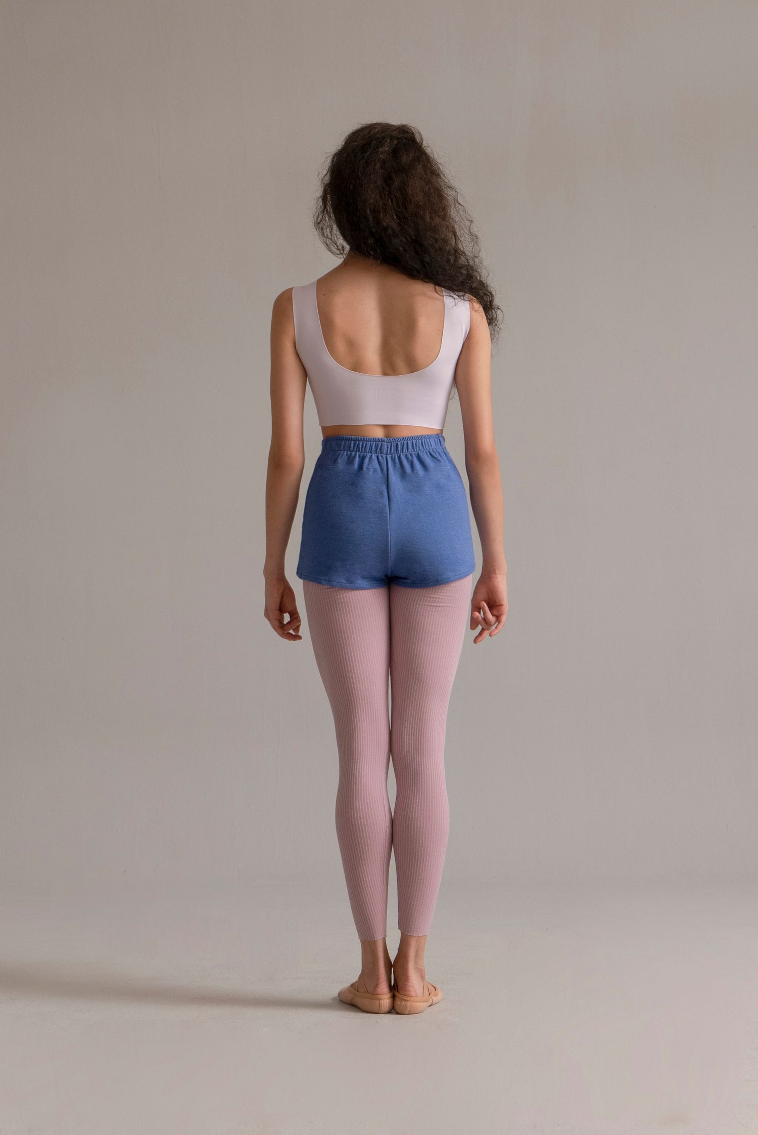 ORGANIC COTTON SHORT | BLUE MELANGE