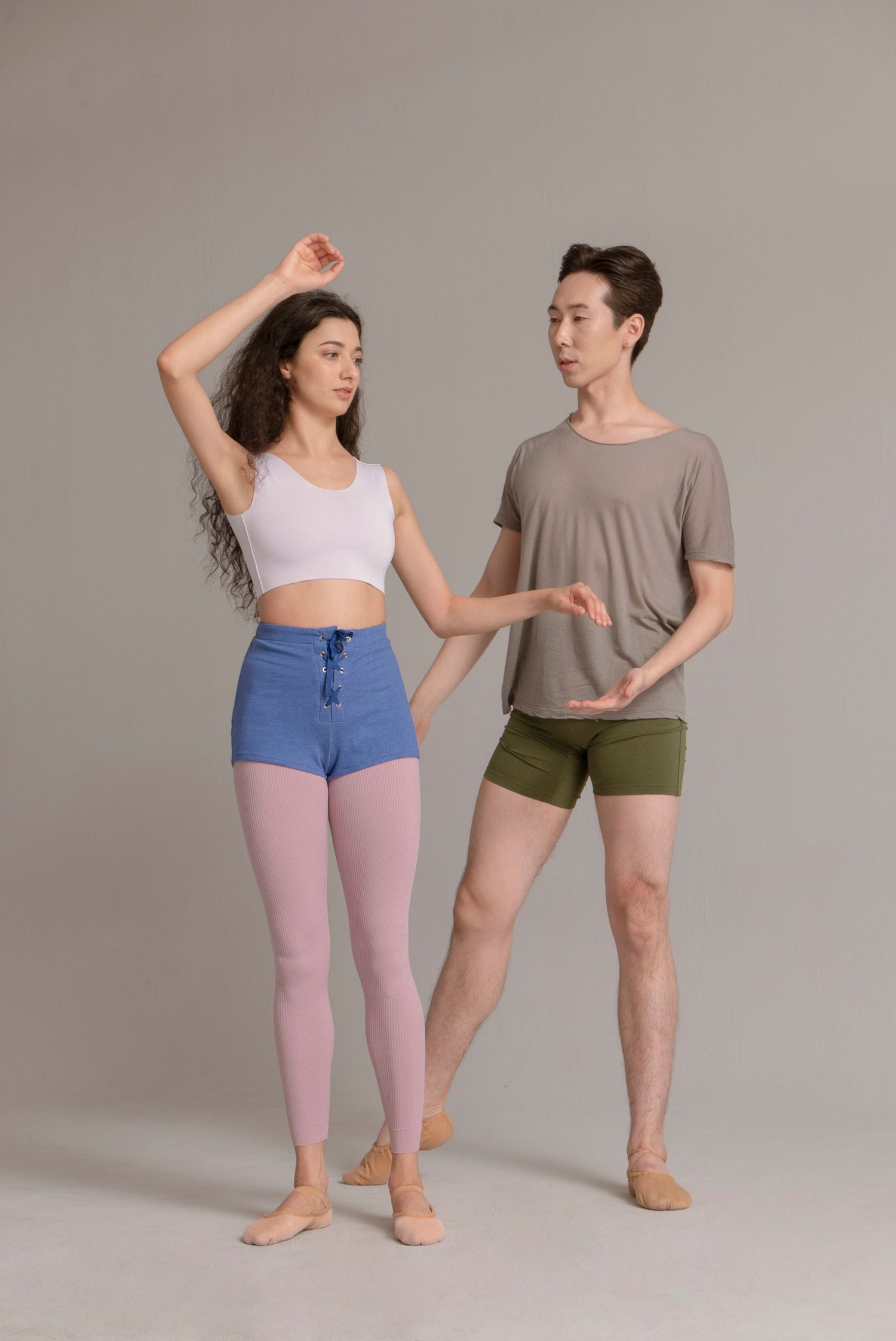 ORGANIC COTTON SHORT | BLUE MELANGE