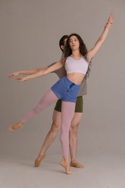 ORGANIC COTTON SHORT | BLUE MELANGE