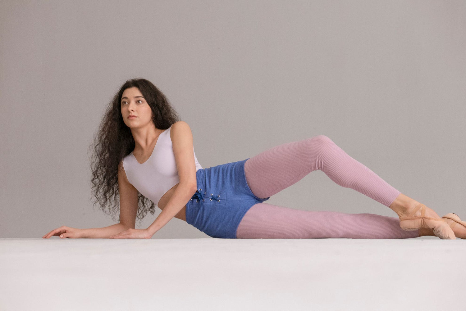 ORGANIC COTTON SHORT | BLUE MELANGE
