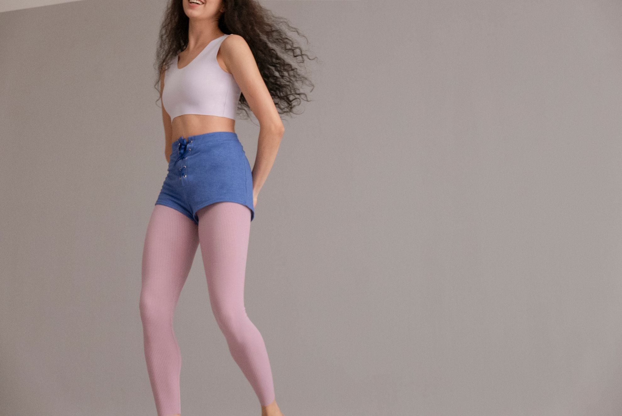 ORGANIC COTTON SHORT | BLUE MELANGE