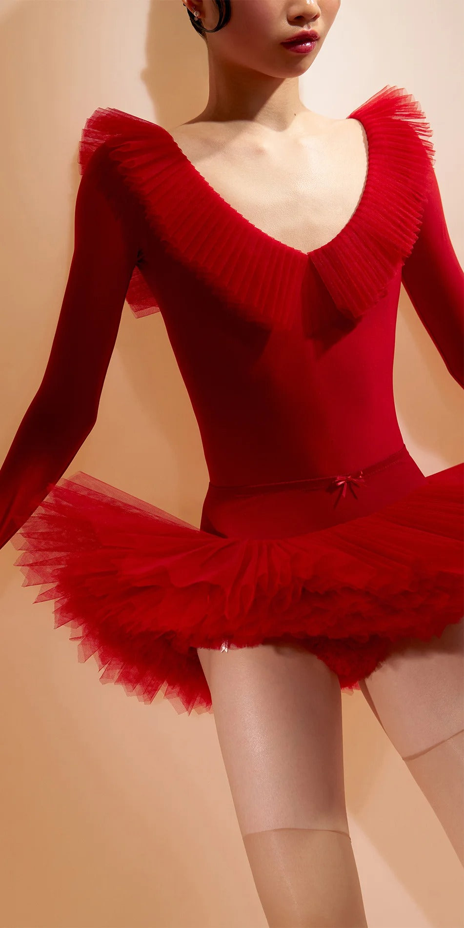 ［予約アイテム］MINI’S PANCAKE – tutu skirt – cherry red