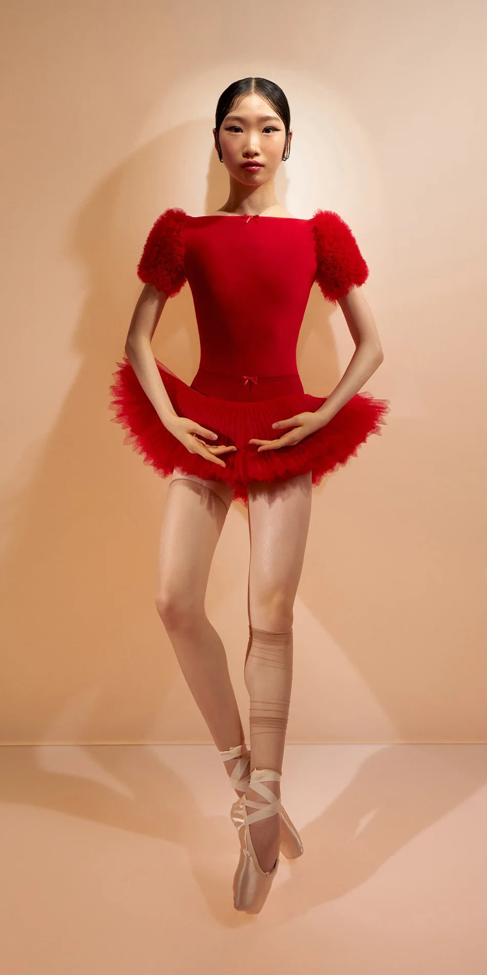 ［予約アイテム］MINI’S PANCAKE – tutu skirt – cherry red
