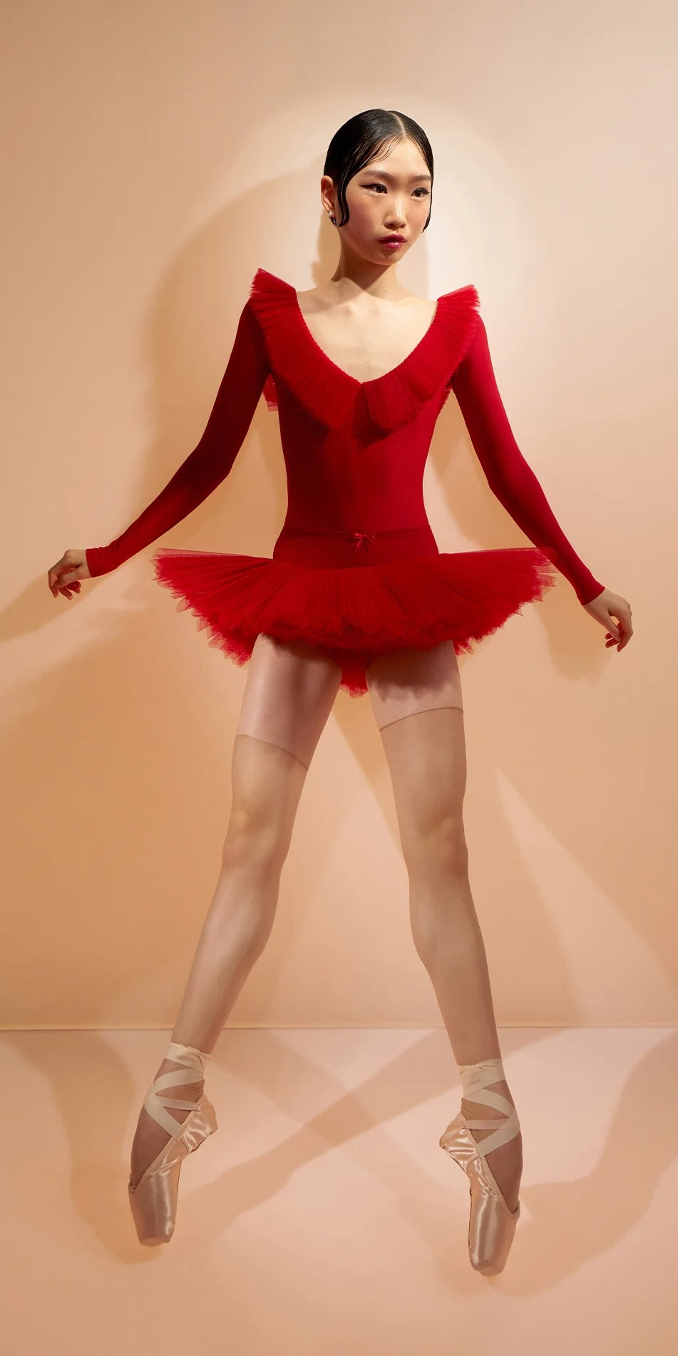 ［予約アイテム］MINI’S PANCAKE – tutu skirt – cherry red