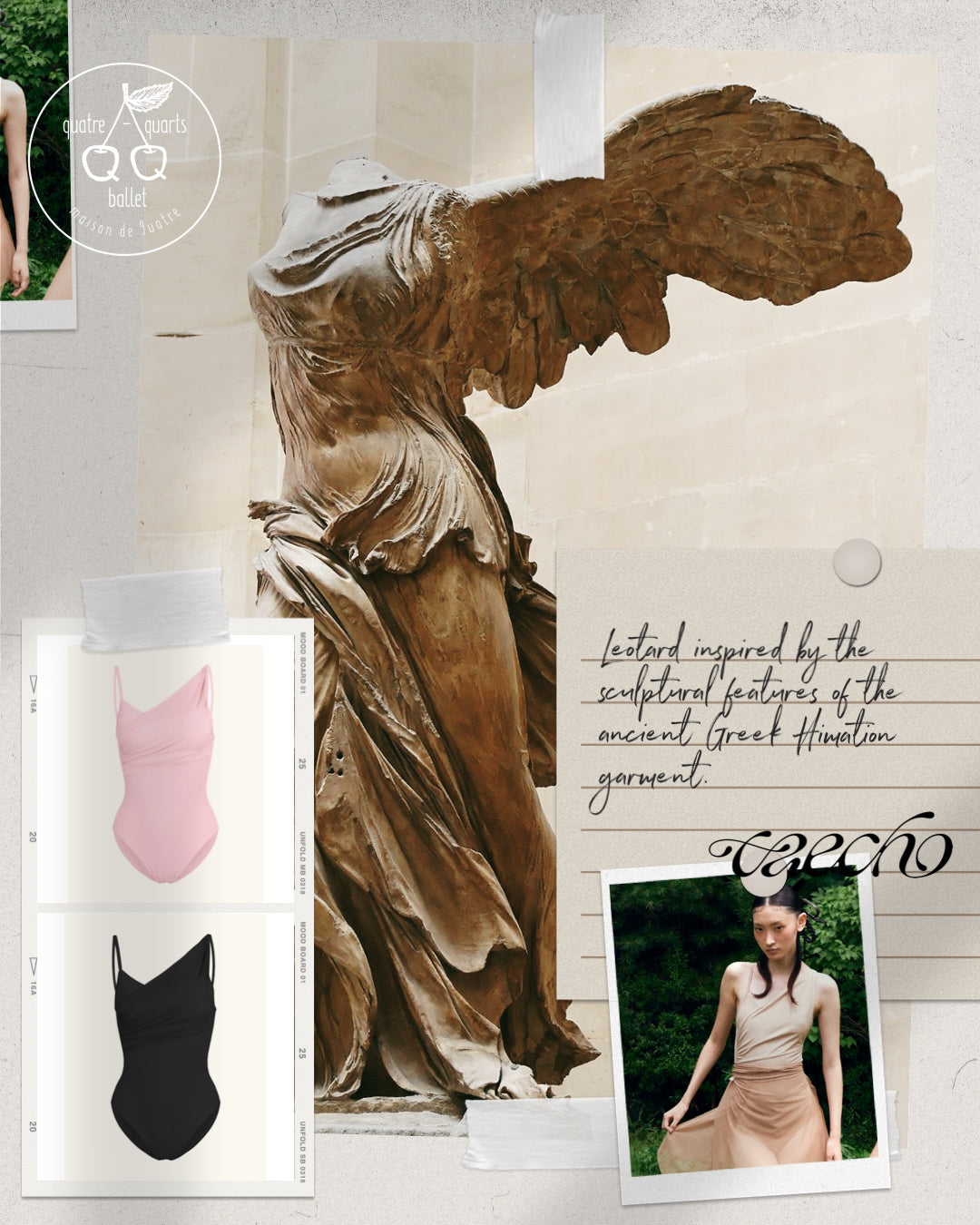 SecondSkin Draped Himation LT | Snow
