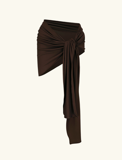 ［予約アイテム］SecondSkin SilkSoft™ Stola Curve-Draped Wrap Skirt x 3色