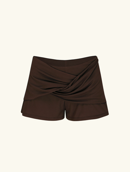 ［予約アイテム］SecondSkin SilkSoft™ Stola Shirring Drape Shorts x 3色