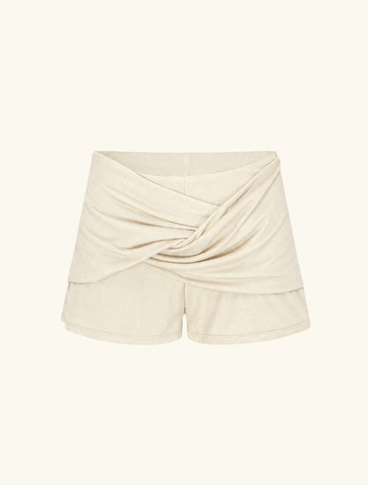 ［予約アイテム］SecondSkin SilkSoft™ Stola Shirring Drape Shorts x 3色