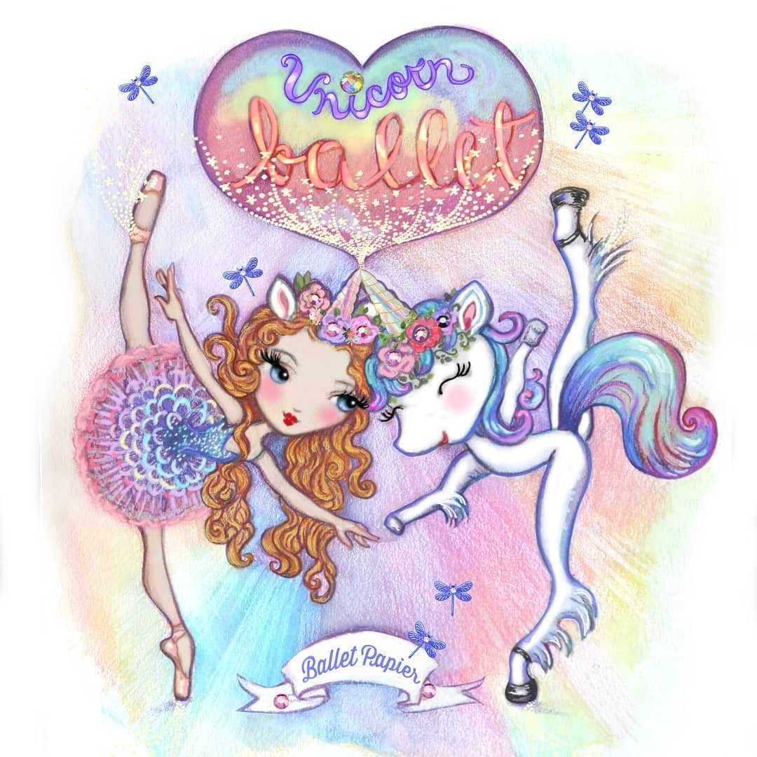 T-shirt | Ballerina and Unicorn — deadstock