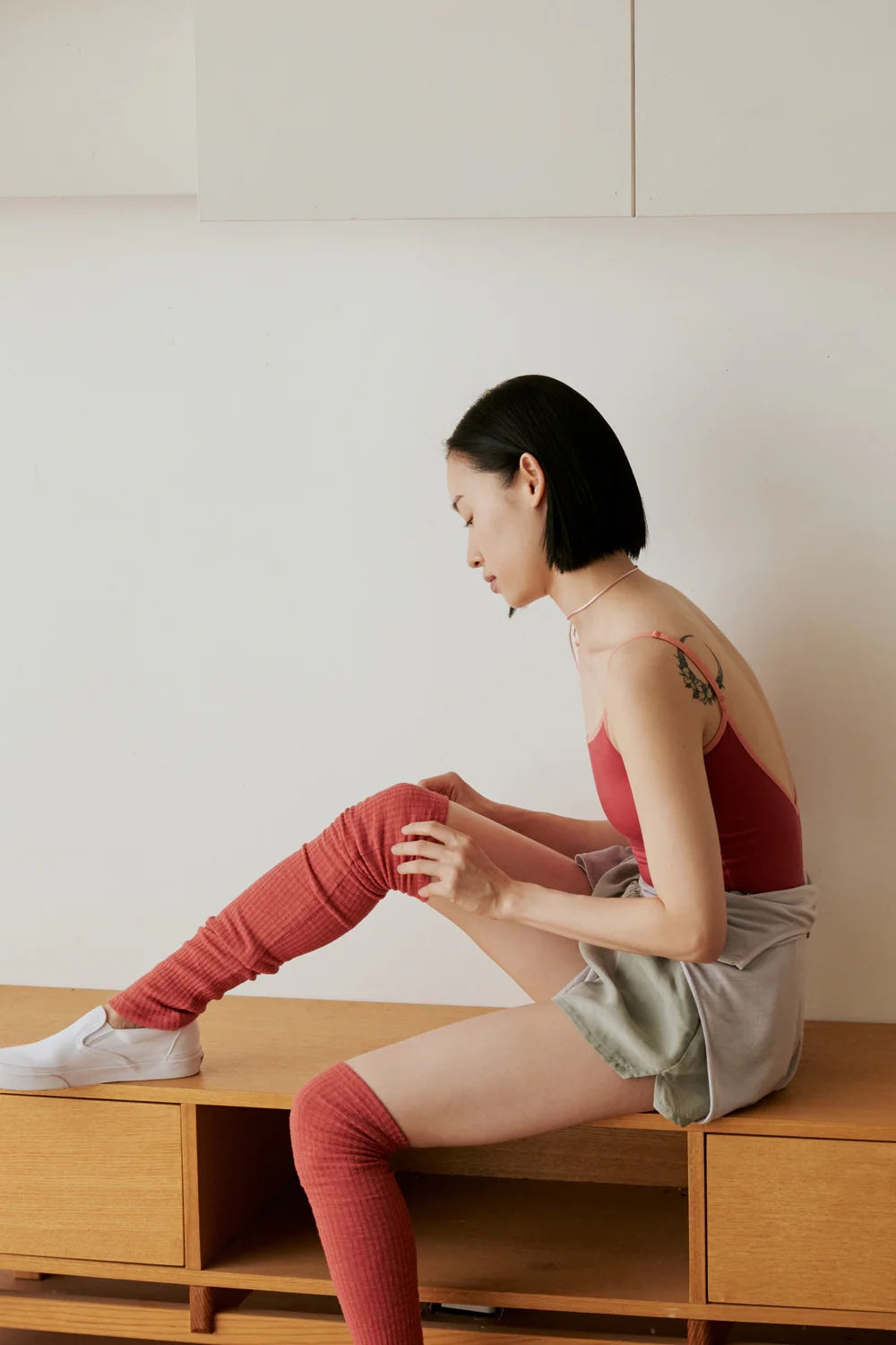 MODAL® LEOTARD | STRAWBERRY SHERBET