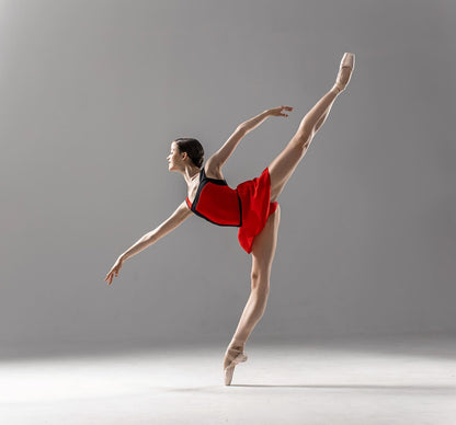 Square leotard | Scarlet