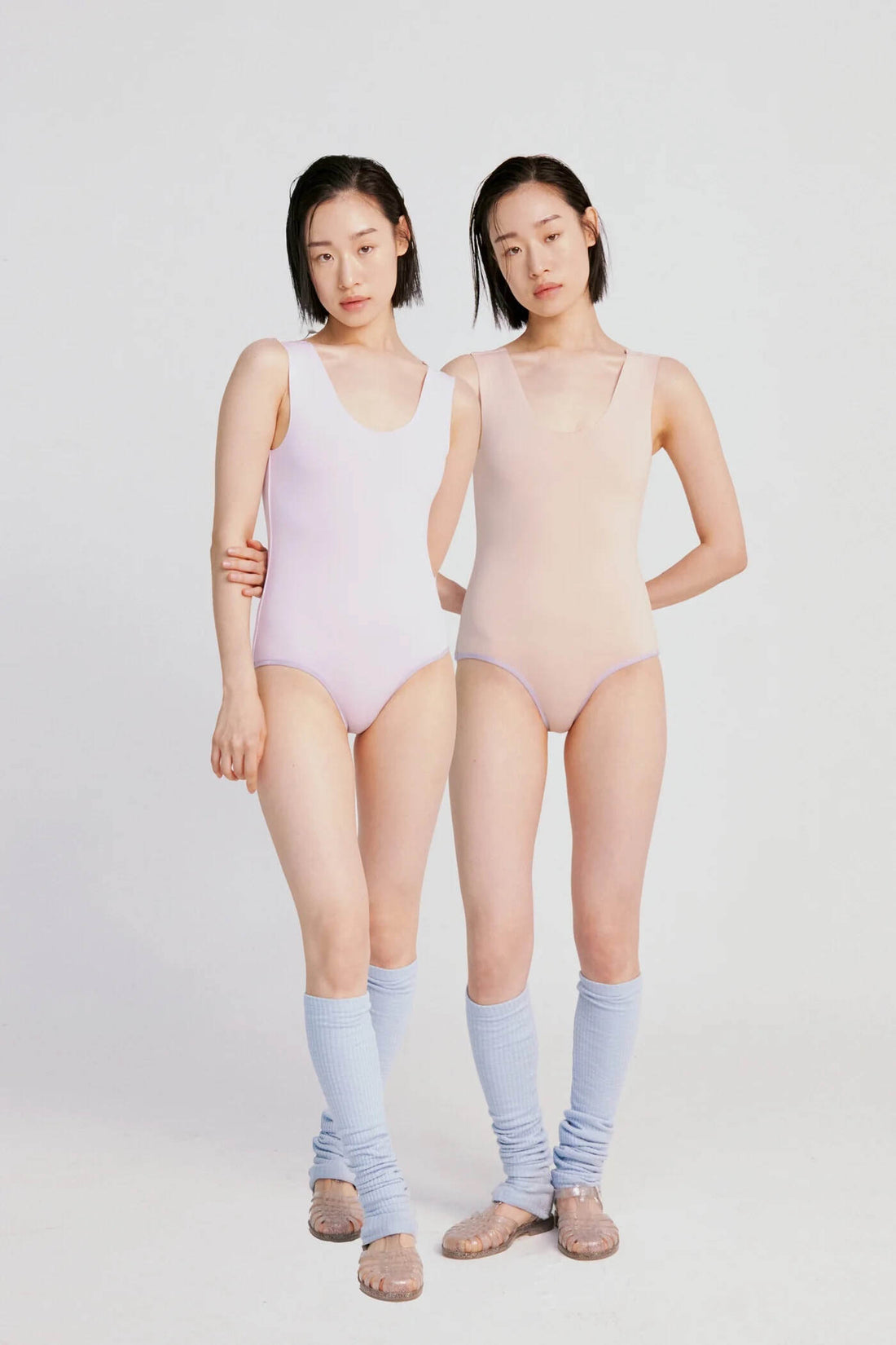 CREORA® REVERSIBLE LEOTARD | LIGHT LILAC/NUDE