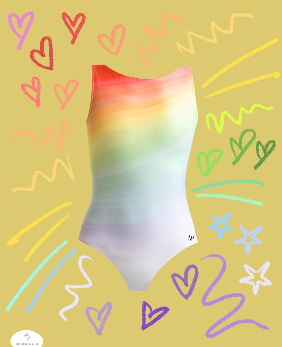 BODYSUIT // RAINBOW