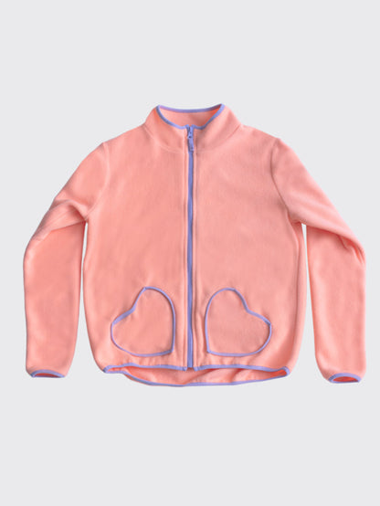 Jacket with hearts